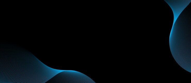 Vector abstract glowing lines pattern on dark background minimalist geometric design