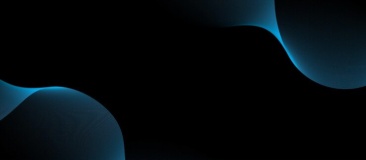 Vector abstract glowing lines pattern on dark background minimalist geometric design