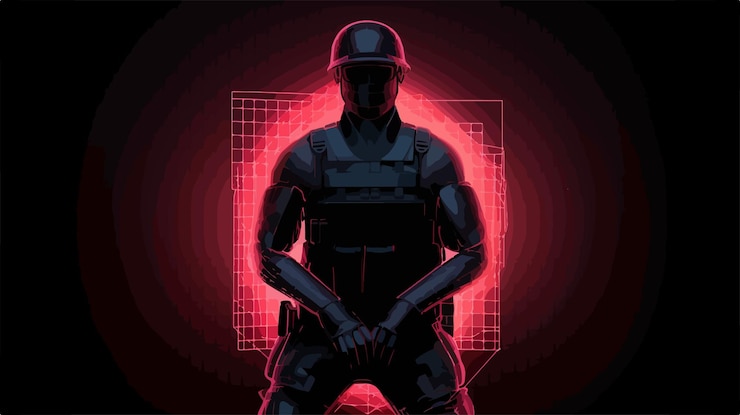 Vector abstract glowing mesh icon with glare effect