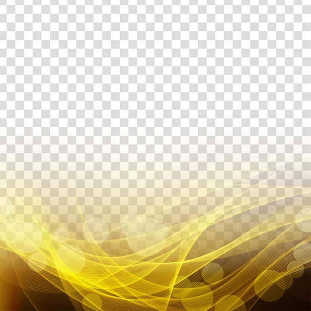 Abstract glowing wave transparent elegant background