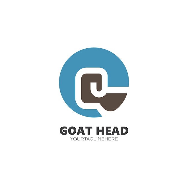 Abstract goat head icon vector illustrtion