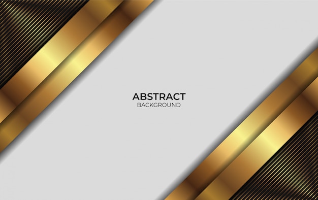 Abstract gold And Black Background Design