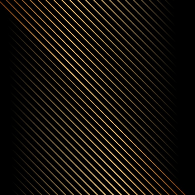 Modello astratto linea diagonale oro