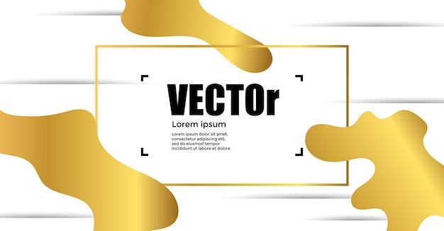 Vector abstract gold geometric