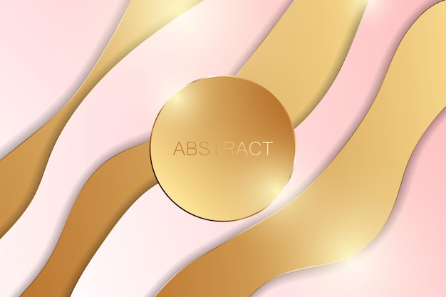 Abstract gold luxury background. vector illustration