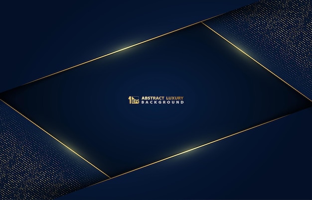 Abstract gold luxury design of template vector decoration 28