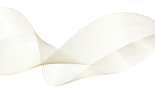 abstract gold wave element for design. digital line frequency track equalizer.