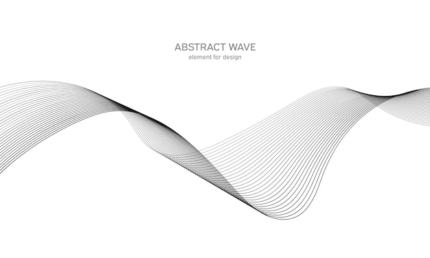 Abstract golfelement. Digitale frequentie-track-equalizer.