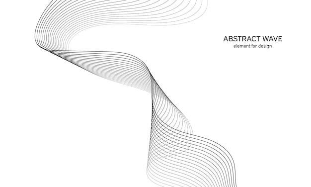 Abstract golfelement voor ontwerp. Digitale track equalizer achtergrond.