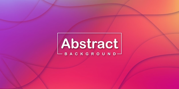 Abstract golvend effect Neon paars roze kleurrijke achtergrond Multifunctionele ontwerpbanner