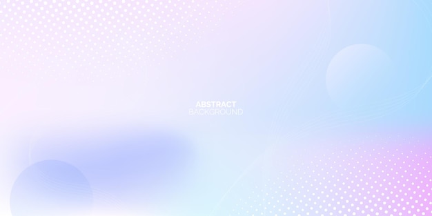 Abstract Gradiënt achtergrond met halftone en cirkels