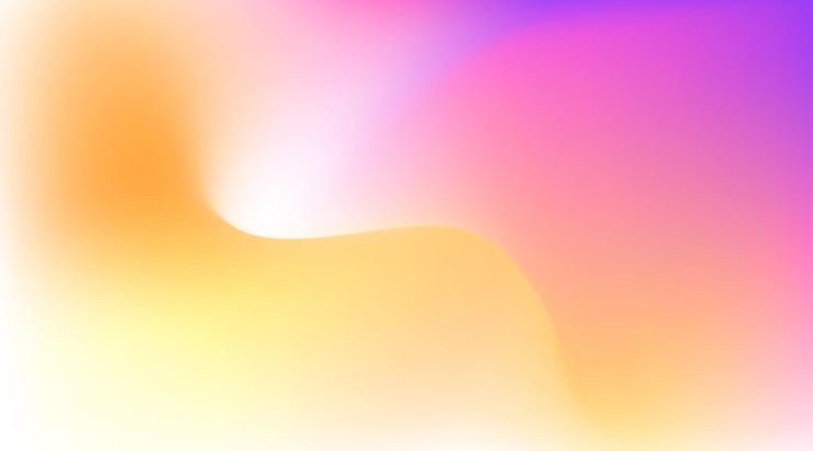 Vector abstract gradient background of colorful gradient colors beauty curved shape composition