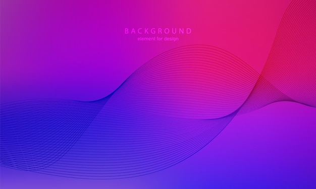 Abstract gradient background Digital frequency track equalizer Stylized line art Trendy color purple