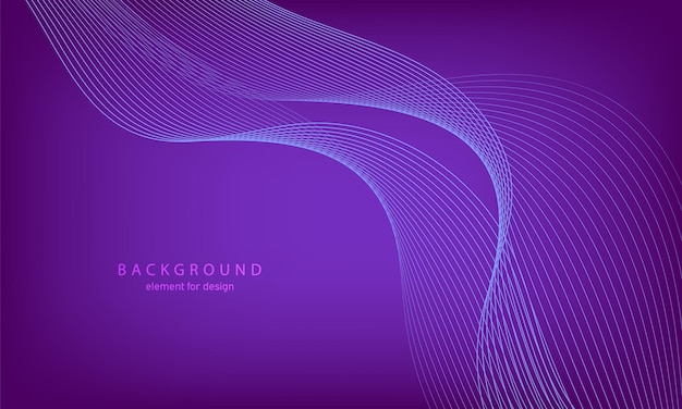 Abstract gradient background. Digital frequency track equalizer. Trendy color purple.