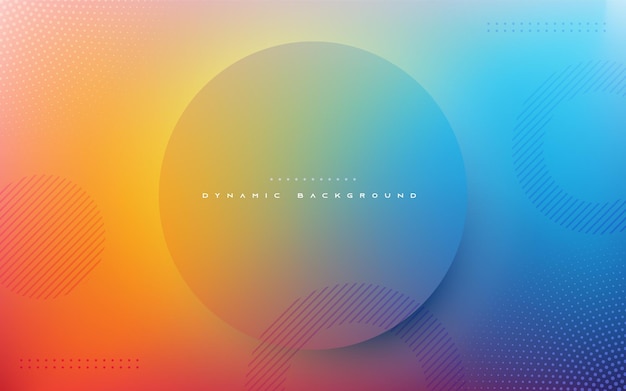 Abstract gradient background elegant circle shape design