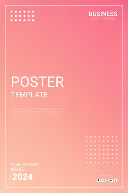 Abstract Gradient Background Template