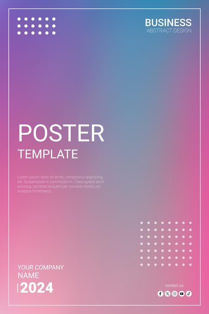 Abstract Gradient Background Template