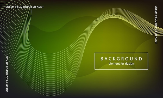 Abstract gradient background. wave element for design poster. stylized line. digital track equalizer