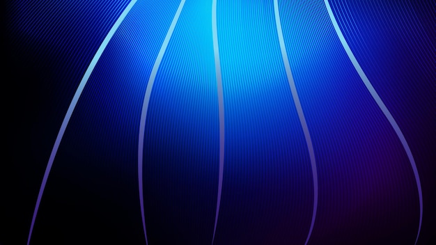 Vector abstract gradient background with blue lines. tech modern backdrop. vector illustration