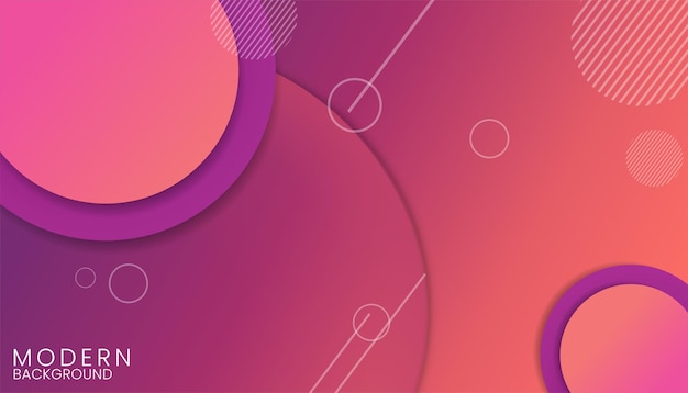 Abstract gradient background with circle shape