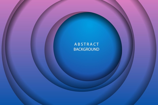 Vector abstract gradient background with circles illustration