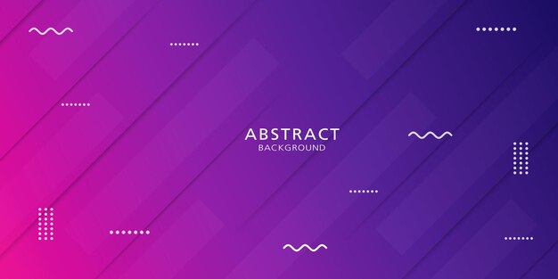 Abstract gradient background with different geometric shapes