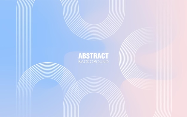 abstract gradient background with dynamic circle lines