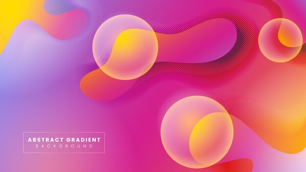 Abstract gradient background with geometric shape