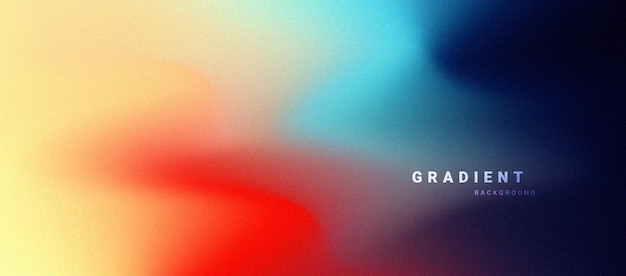 Abstract gradient background with grainy texture