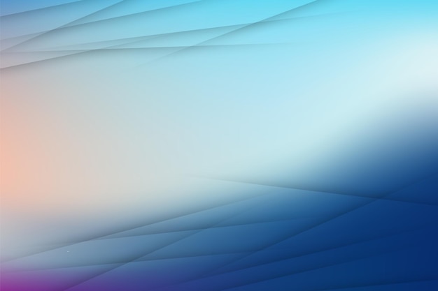 Vector abstract gradient background with smooth lines