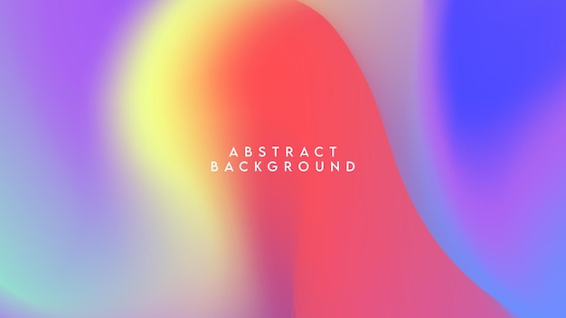 abstract gradient background with wavy colorful style