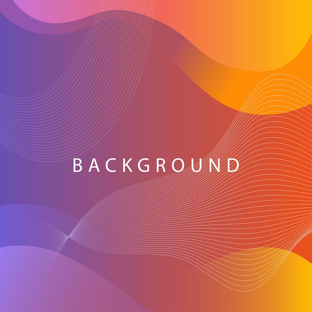 Vector abstract gradient background