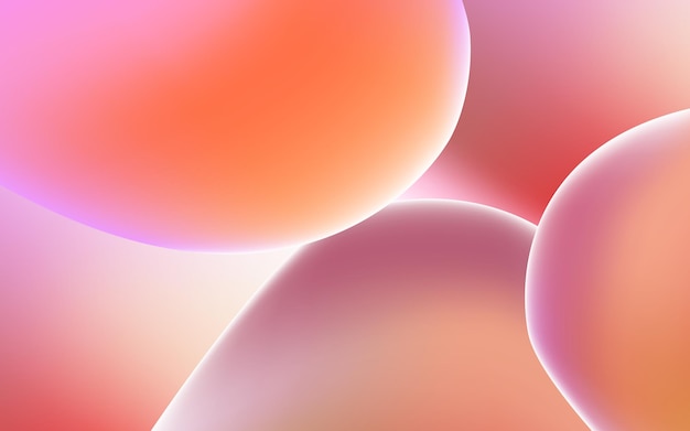 Abstract gradient blobs mesh background wallpaper