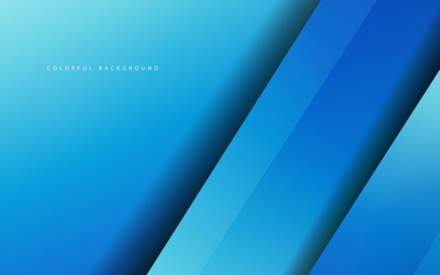 Vector abstract gradient blue color background