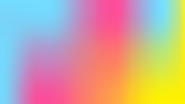 abstract gradient blue pink and yellow wallpaper background illustration