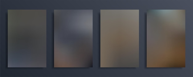 Abstract gradient blurred background in dark pastel color