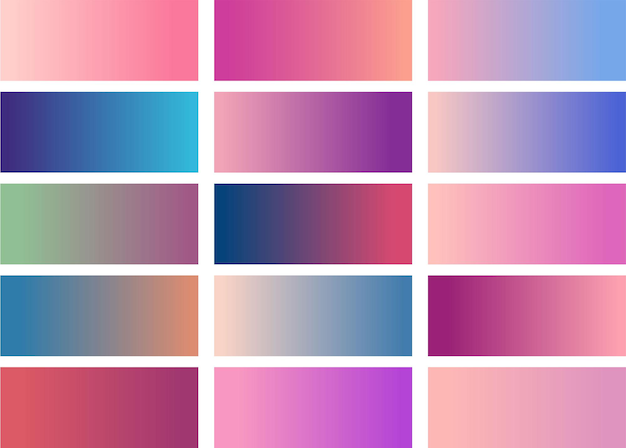 Vettore abstract gradient color background vector per il design versatile