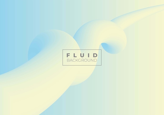 Abstract gradient fluid background template