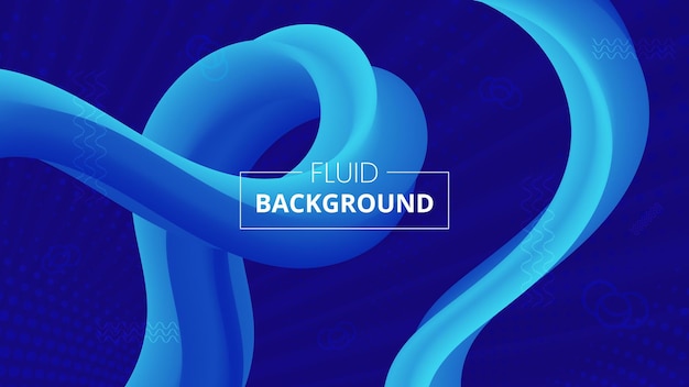 Abstract gradient fluid background