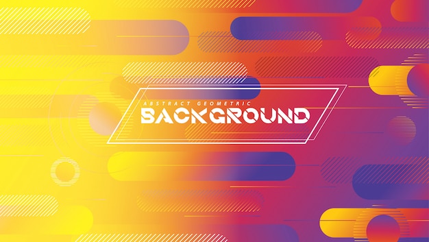 Abstract gradient geometric shape background