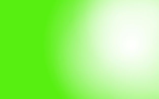 Abstract gradient green light background