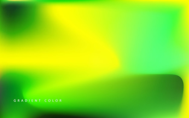 Abstract gradient green and yellow color background