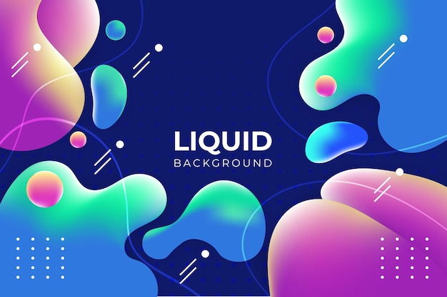 Abstract gradient liquid background