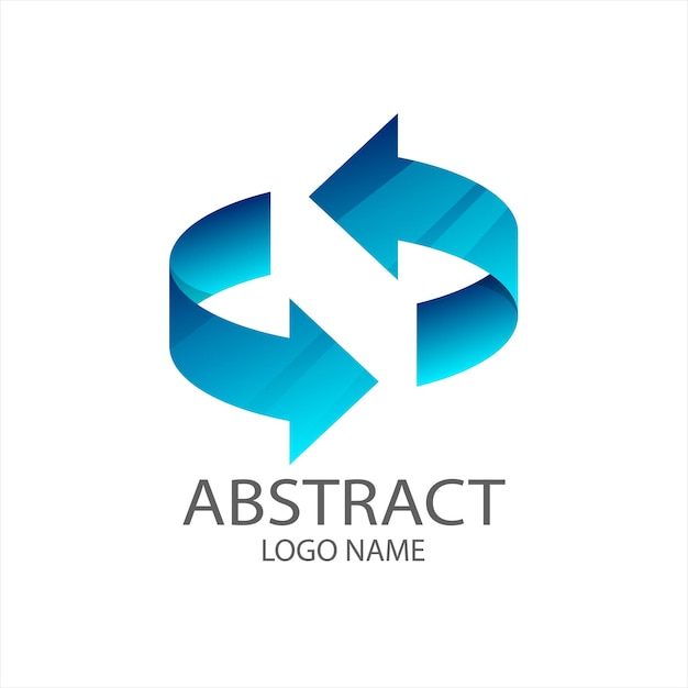 abstract gradiënt logo sjabloon vector logo ontwerp