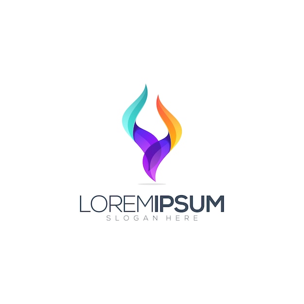 Abstract gradient logo 