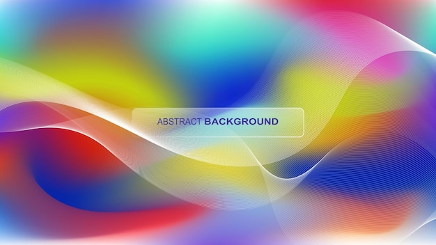 Vector abstract gradient mesh background design01