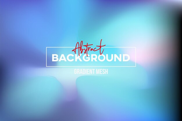 Vector abstract gradient mesh background full color
