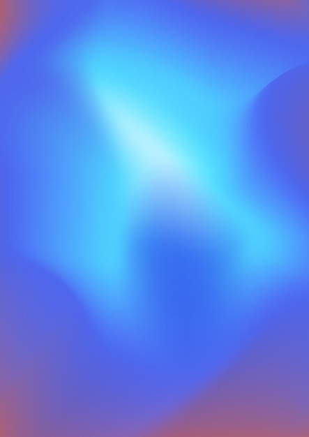 Abstract gradient mesh background vertical poster blue and orange