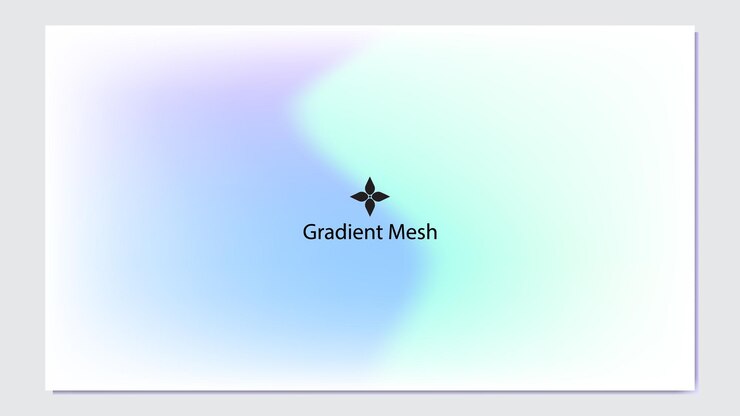 Vector abstract gradient mesh