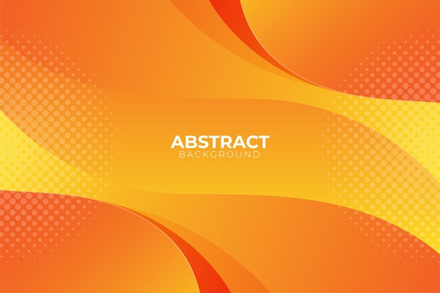 Vector abstract gradient orange background design minimal abstract cover design